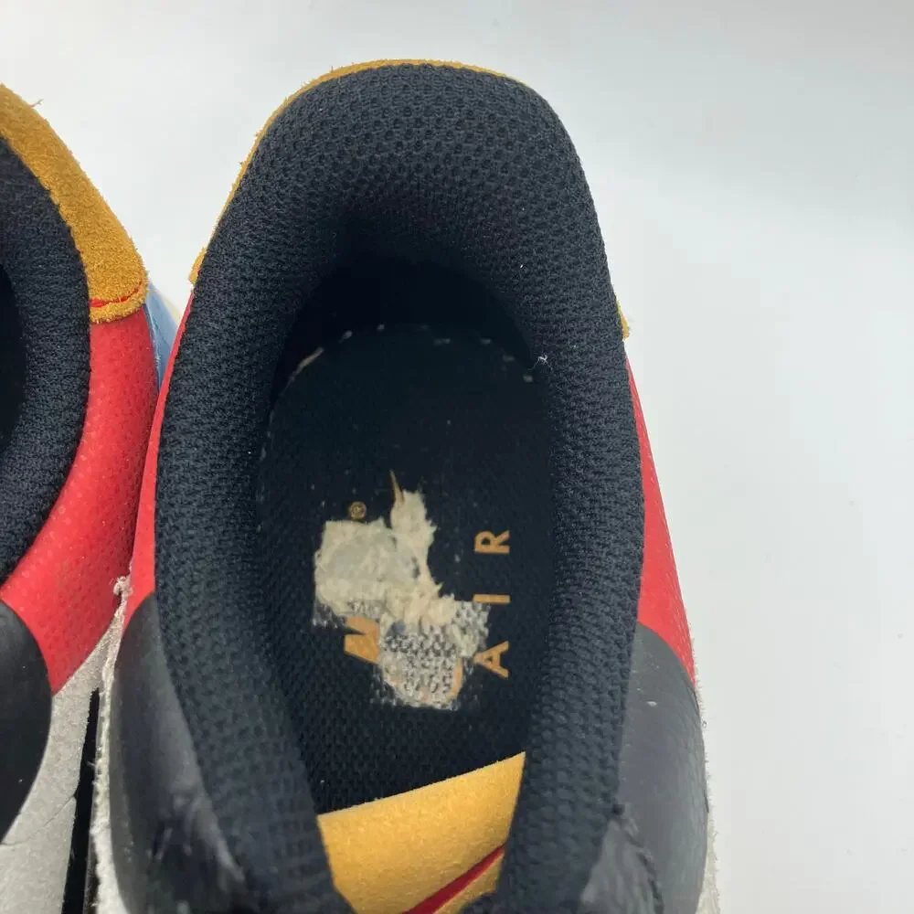 Nike Air Force 1 Low What The Multi-Color‎ Youth 4.5Y AQ4211-100 Cracked Leather